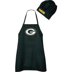 PSG Green Bay Packers Chef Hat and Apron Set