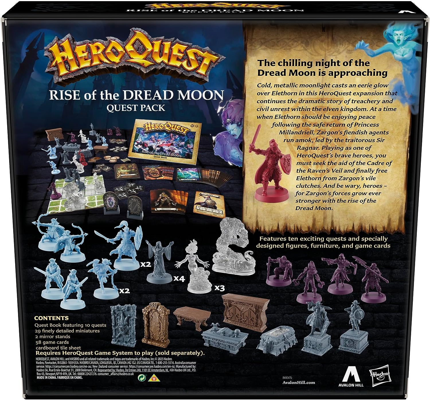 Avalon Hill HeroQuest: Rise of the Dread Moon Quest Pack
