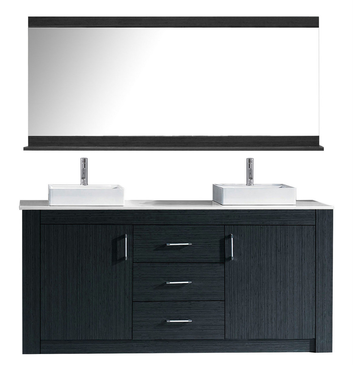 Virtu Usa Bathroom Vanities With Free Shipping Sears Virtu Usa Kd 90060 S Gr Tavian 60 Double Bath Vanity