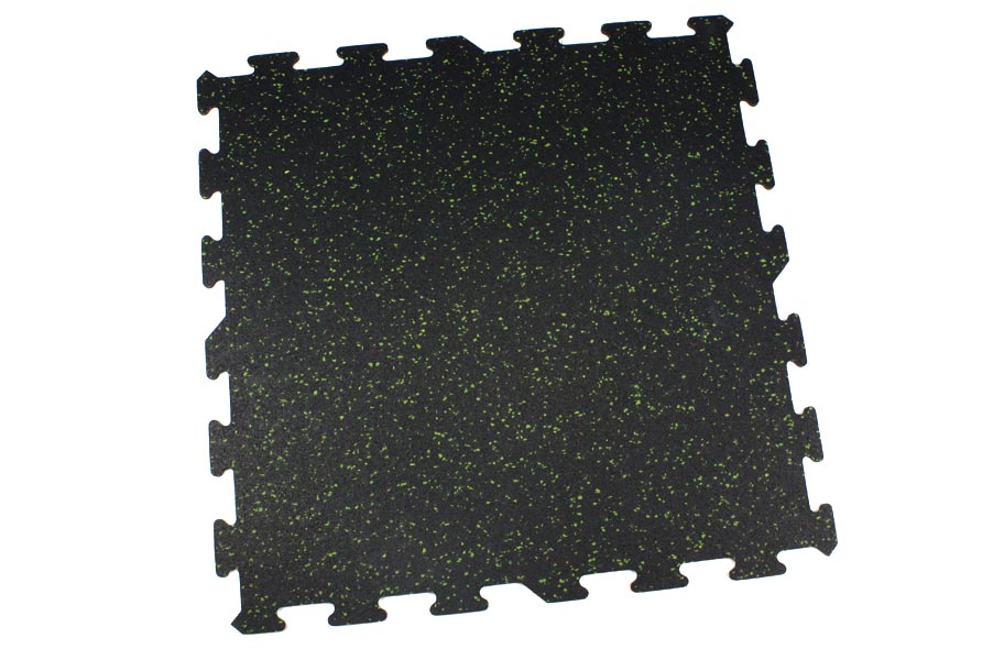 Incstores Gym Flooring Rubber Tiles 6mm 2'x2' Mats 9 Tiles Per Pack (Teal)