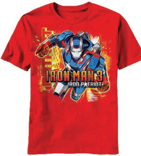 Marvel Boys Iron Man Iron Patriot  Boys Shirt (Size 7)