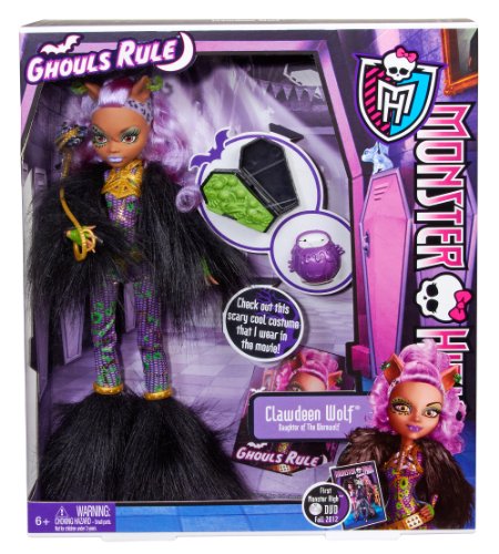 Mattel Monster High Ghouls Rule Clawdeen Wolf Doll