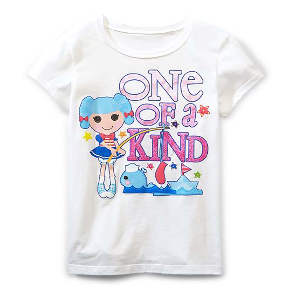: Lalaloopsy Girl's Graphic Marina Anchors One of A Kind T-Shirt (Small (6/6X))