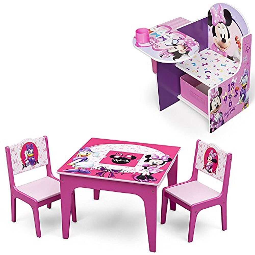 Delta Children Minnie Mouse Deluxe, Minnie Mouse Chair Desk