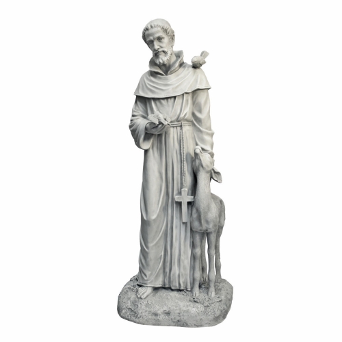 Design Toscano KY1336 Saint Francis of Assisi Patron Saint of Animals  Garden Statue