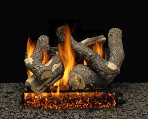 American Gas Log 30 Bristol Split Logs W Double Pilot Kit Burner American Gas Log 30 Bristol Split Logs W Double Pilot Kit Burner Remote Ng