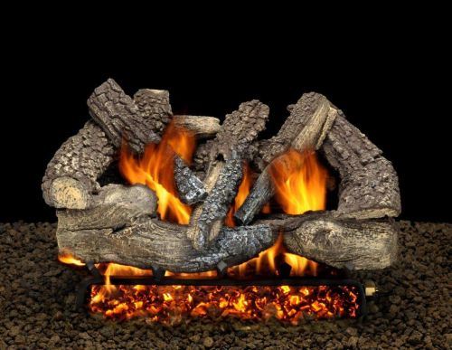 American Gas Log 24 Seville Charred Logs W Double Pilot Kit Burner American Gas Log 24 Seville Charred Logs W Double Pilot Kit Burner Remote Ng