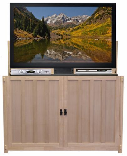 Touchstone Grand Elevate Anyroom Lift Cabinet for 60" Flat Screen TV - UF Oak