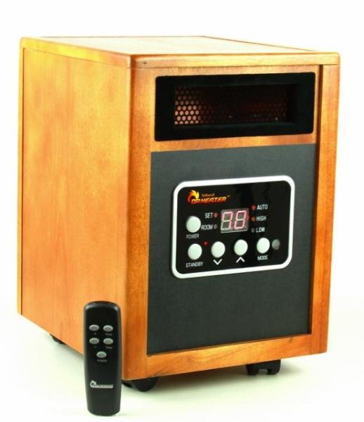 Dr Heater Dr Infrared DR968 Heater Quartz + PTC Infrared Portable Space Heater