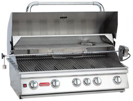 Bull Outdoor Products 38 Inch 5-Burner Bull BBQ Brahma Stainless Steel Natural Gas Grill