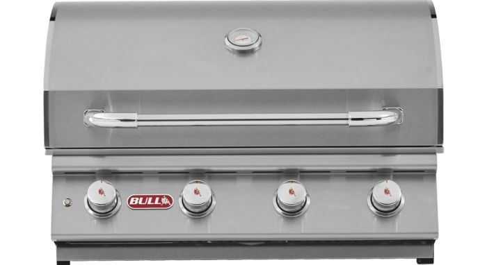 Bull Outdoor Products 30 Inch Stainless Steel Lonestar Select 4-Burner Barbecue Grill Propane