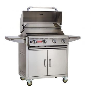Bull Outdoor Products Lonestar Select 4-Burner Stainless Steel Natural Gas Barbecue Grill and Cart by Bull BBQ