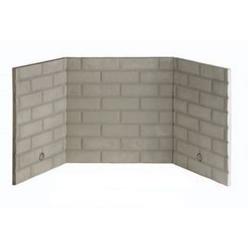 Superior Fireplaces Superior BLBSF White Stacked Fiber Brick Fireplace Liner 36"