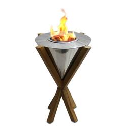 Anywhere Fireplace Luxury Fireplace Group Anywhere Fireplace Indoor/Outdoor Fireplace - Southampton Teak Table Top Fireplace