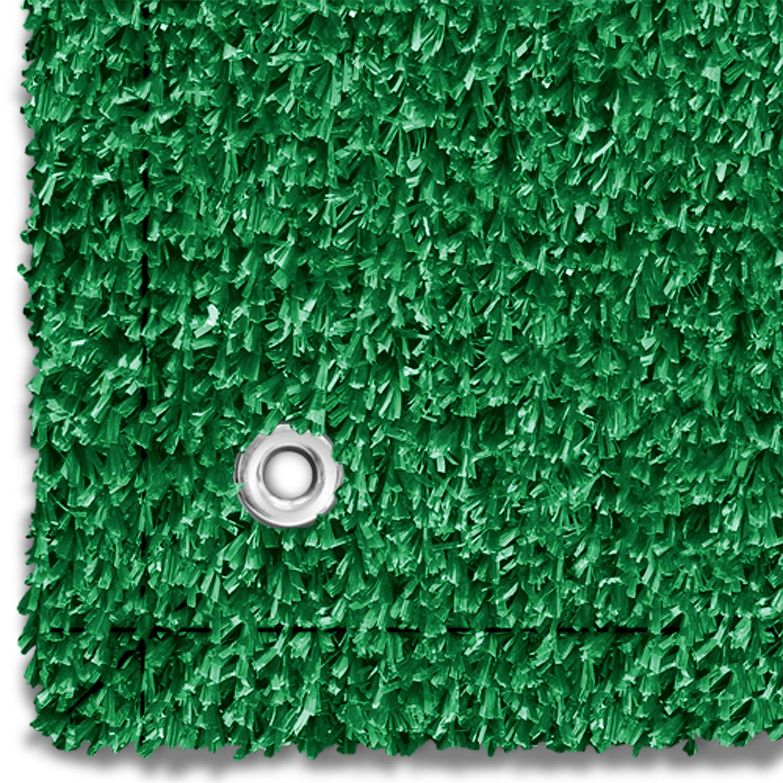 House, Home and More Outdoor Turf Rug - Green - 8' x 8'