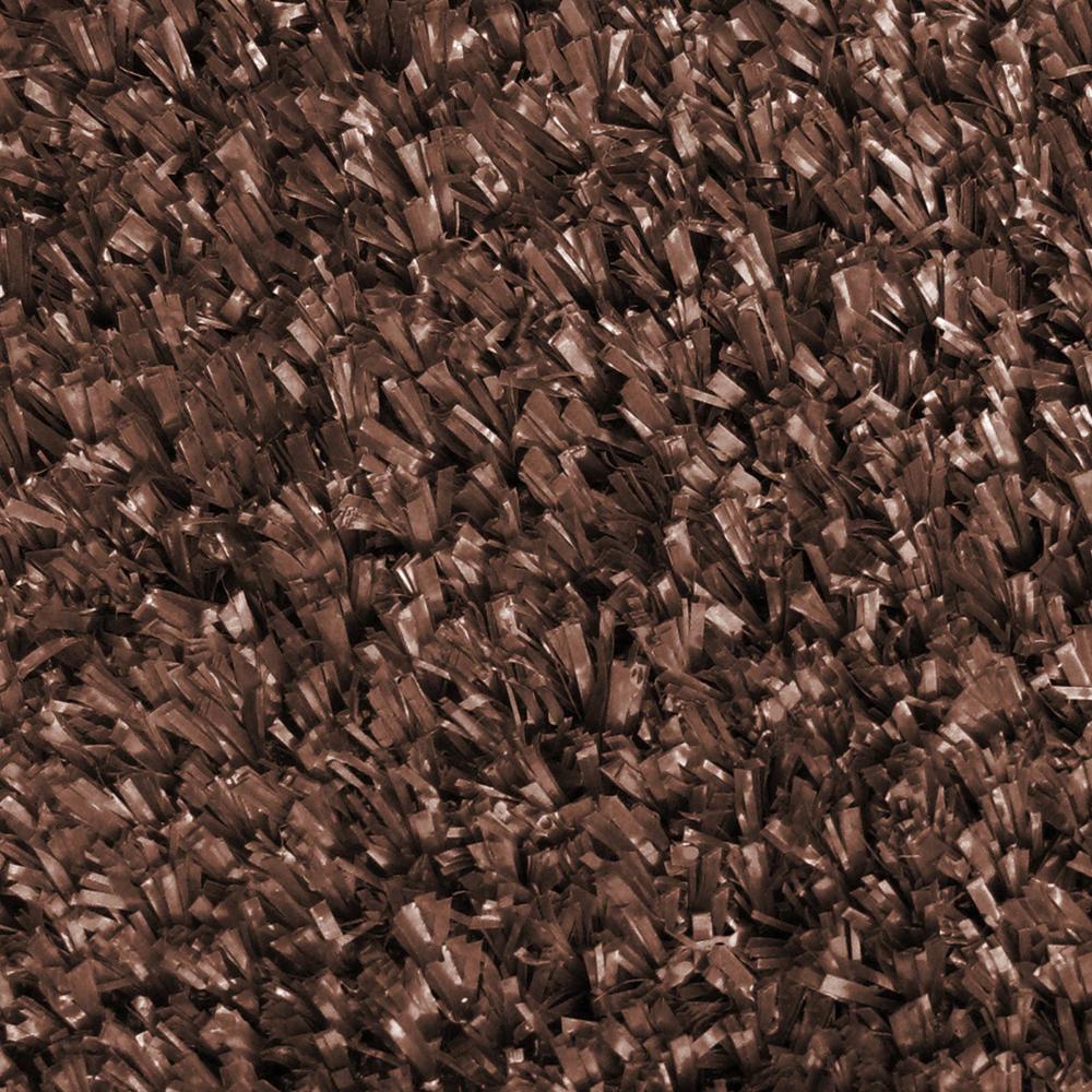 House, Home and More Outdoor Artificial Event Turf with Marine Backing - Dark Brown - 6' x 55'