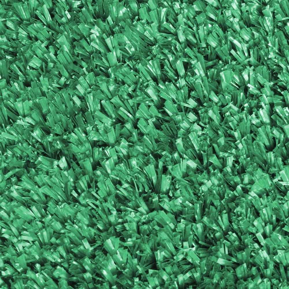 House, Home and More Outdoor Artificial Event Turf with Marine Backing - Green - 6' x 55'