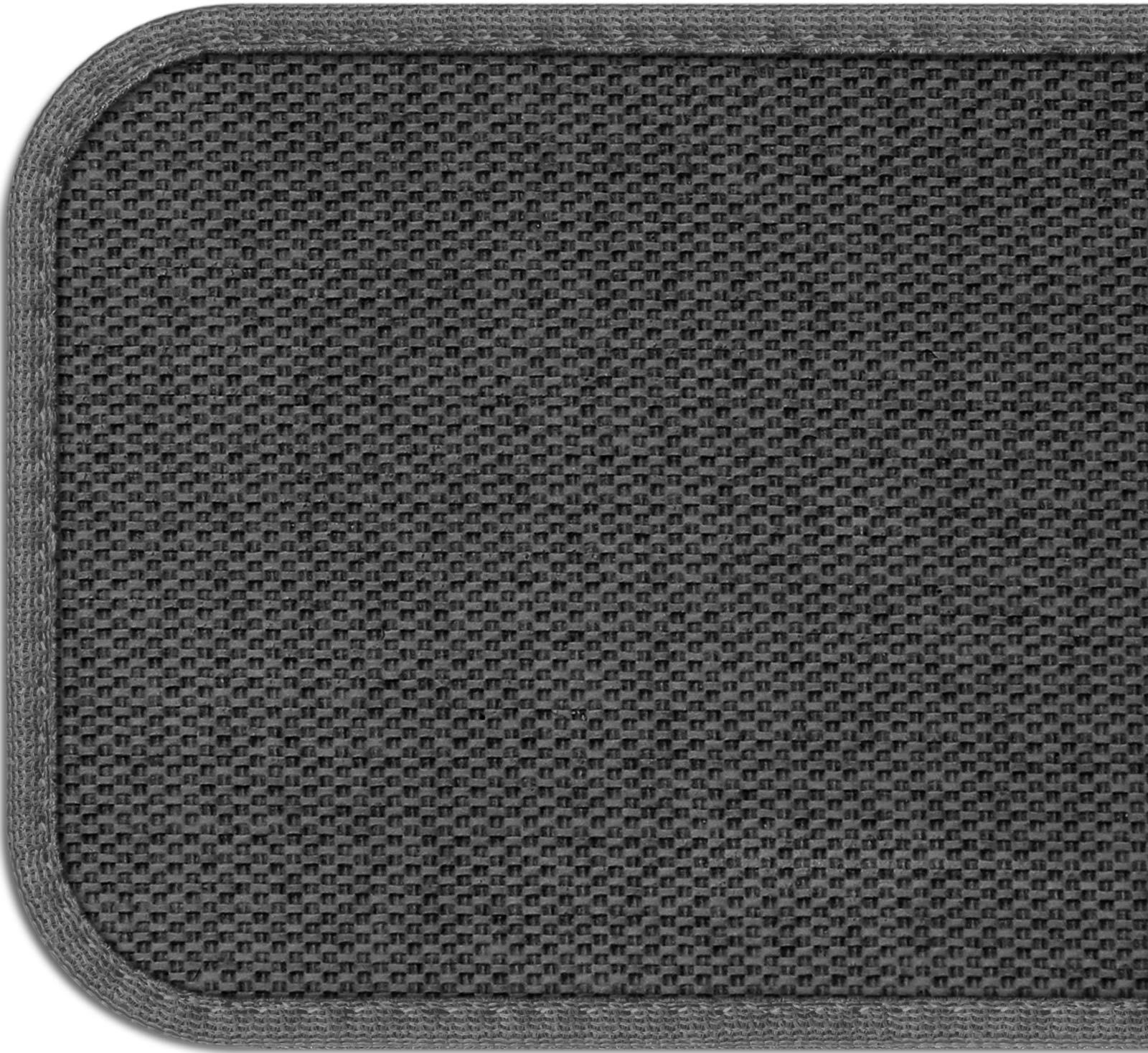 House, Home and More Set of 12 Skid-resistant Carpet Stair Treads - Gray - 8 In. X 30 In.