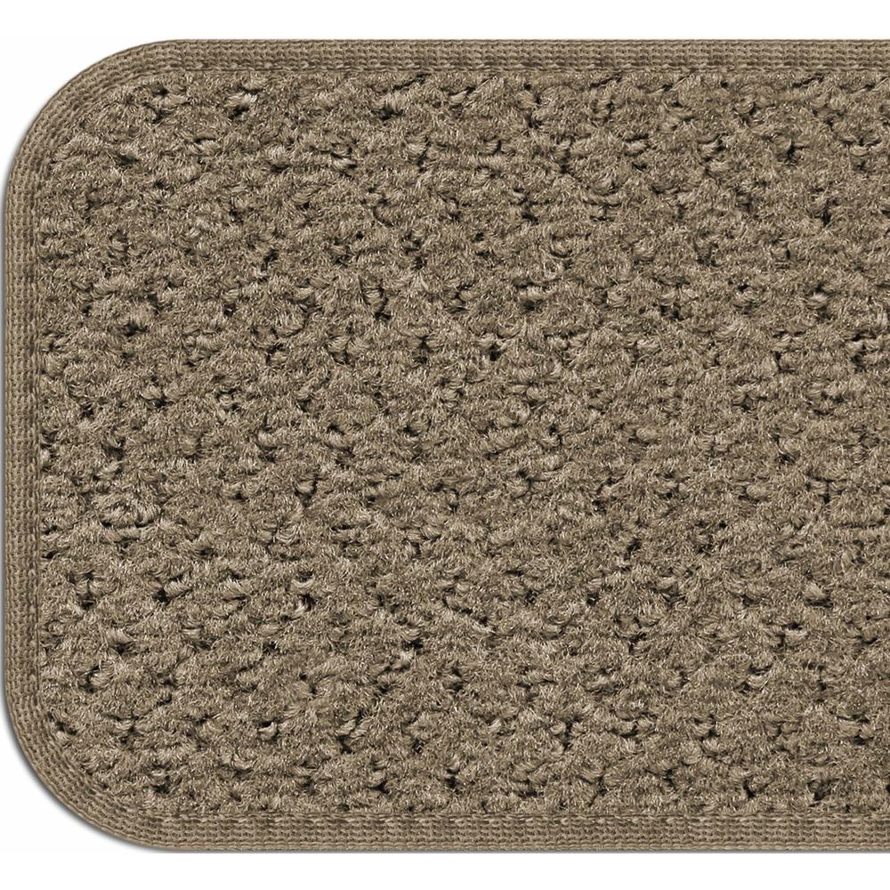House, Home and More Set of 15 Attachable Indoor Carpet Stair Treads - Camel Tan - 8 In. X 23.5 In.