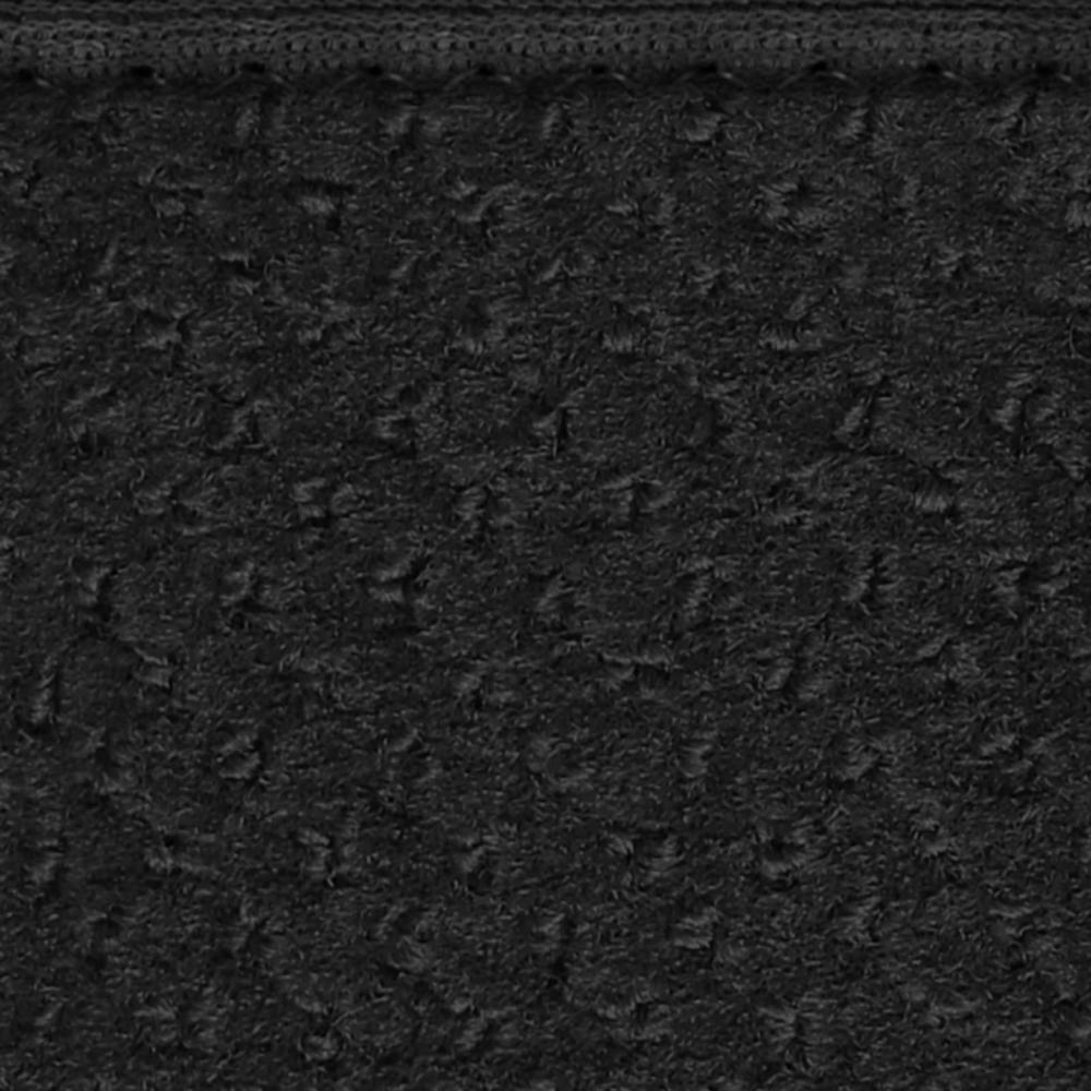 House, Home and More Skid-resistant Carpet Area Rug Floor Mat - Black - 4' X 6'