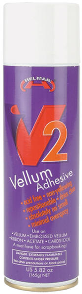Helmar V2 Vellum Adhesive-5.82 Ounce