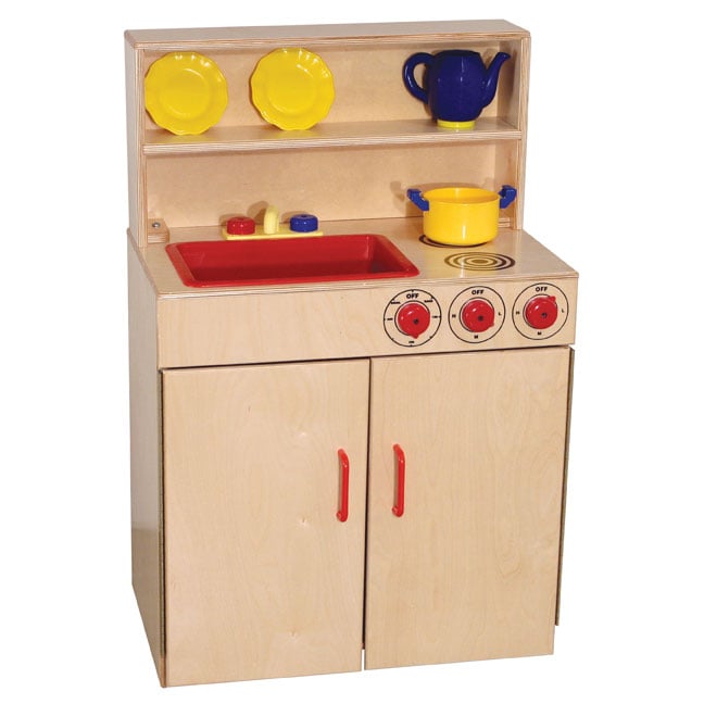 Treehaus Wood Play Kitchen Wood Designs 10600 3 N 1 Kitchen Center