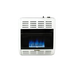 Mobiliario 20, 000 BTU Natural Gas Flame Vent Free Heater with Thermostat, Blue