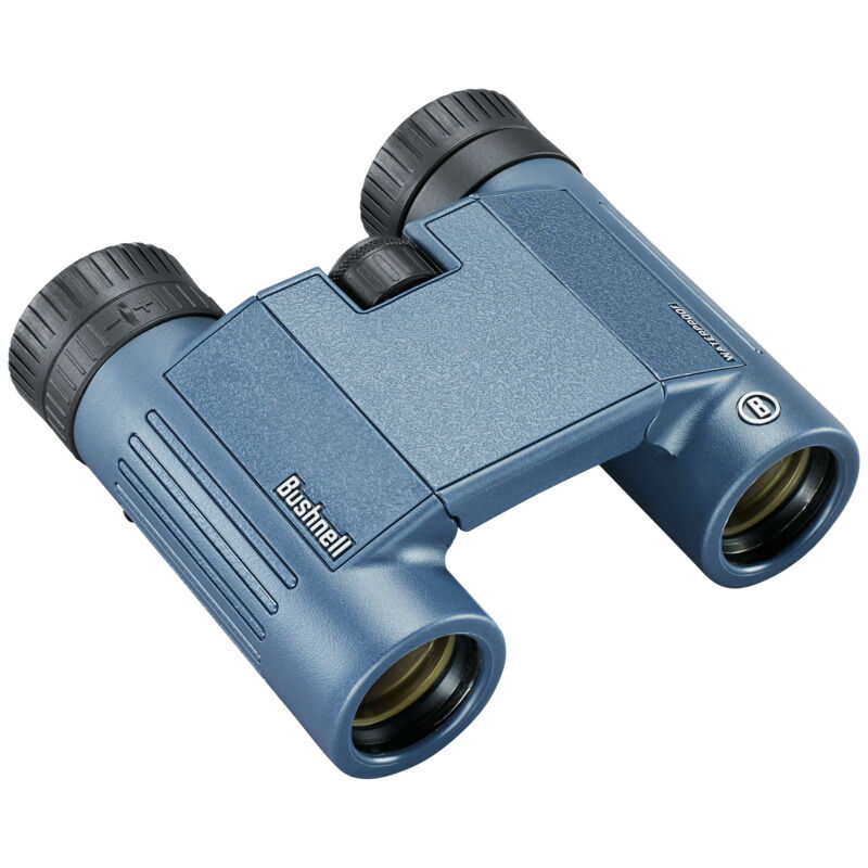 Bushnell 138005R H2O 8x25 Waterproof Binoculars, Blue