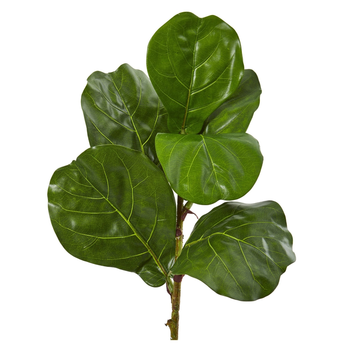 Nearly Natural 6232-S4 23 in. Fiddle Leaf Artificial Plant - Set of 4
