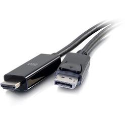 C2G 50195 10 ft. DisplayPort to HDMI Adapter Cable - 4K Cable Black