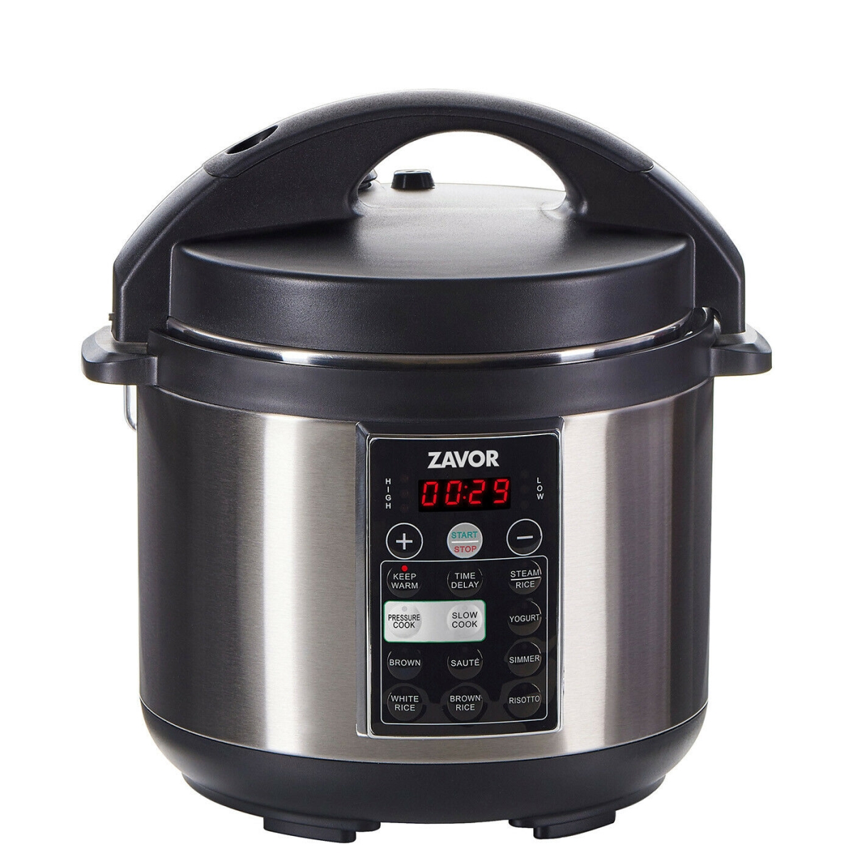Zavor ZSELX01 4 qt. Electric Pressure Multi Slow Cooker&#44; Stainless Steel