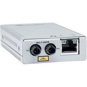 Allied Telesis Box AT-MMC2000-ST-960 MMC2000-ST Transceiver & Media Converter - 1 x Network - 1 x ST Ports - 10&#44; 100 & 1000Base-T&#44; 1000