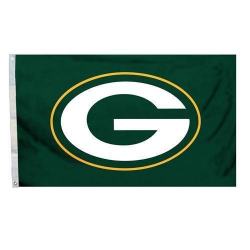 Fremont Die 91816B NFL Green Bay Packers Flag with Grommetts - 4 x 6 ft.