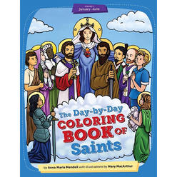 Sophia Institute Press SOI8203 Coloring Book of Saints Vol 1 Kids Book, Assorted Color