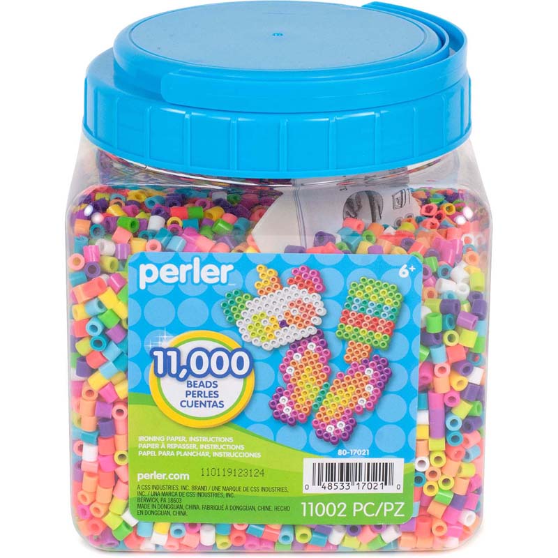 Perler PER8017021 Beads Summer Mix 11000 Beads, Assorted Color