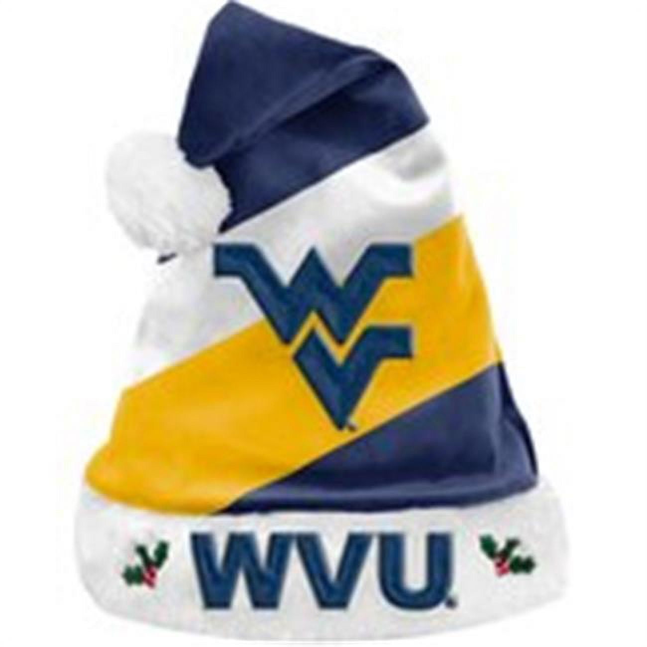 Forever Collectibles 9279793598 West Virginia Mountaineers Basic Santa Hat