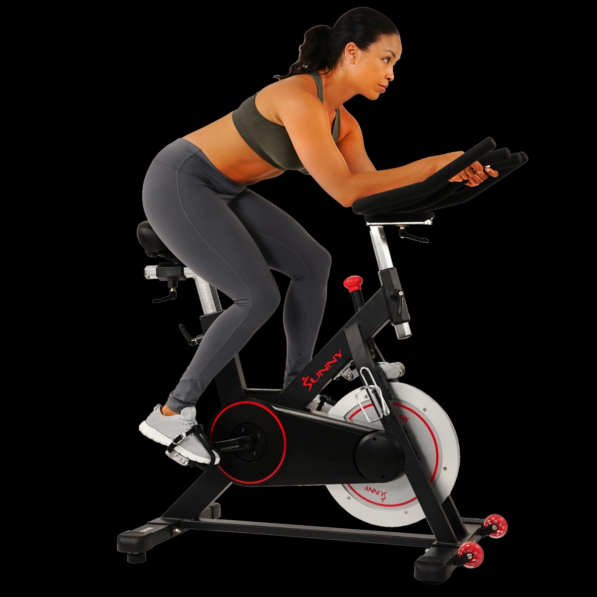 Medis One Magnetic Belt Drive Indoor Cycling Bike with High Weight Capacity & Tablet Holder