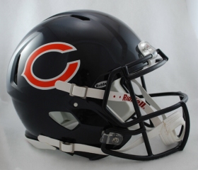 Riddell Chicago Bears Helmet  Authentic Full Size Speed Style