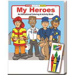 Ddi 2345973 Coloring Book Fun Pack - My Heroes Case of 72