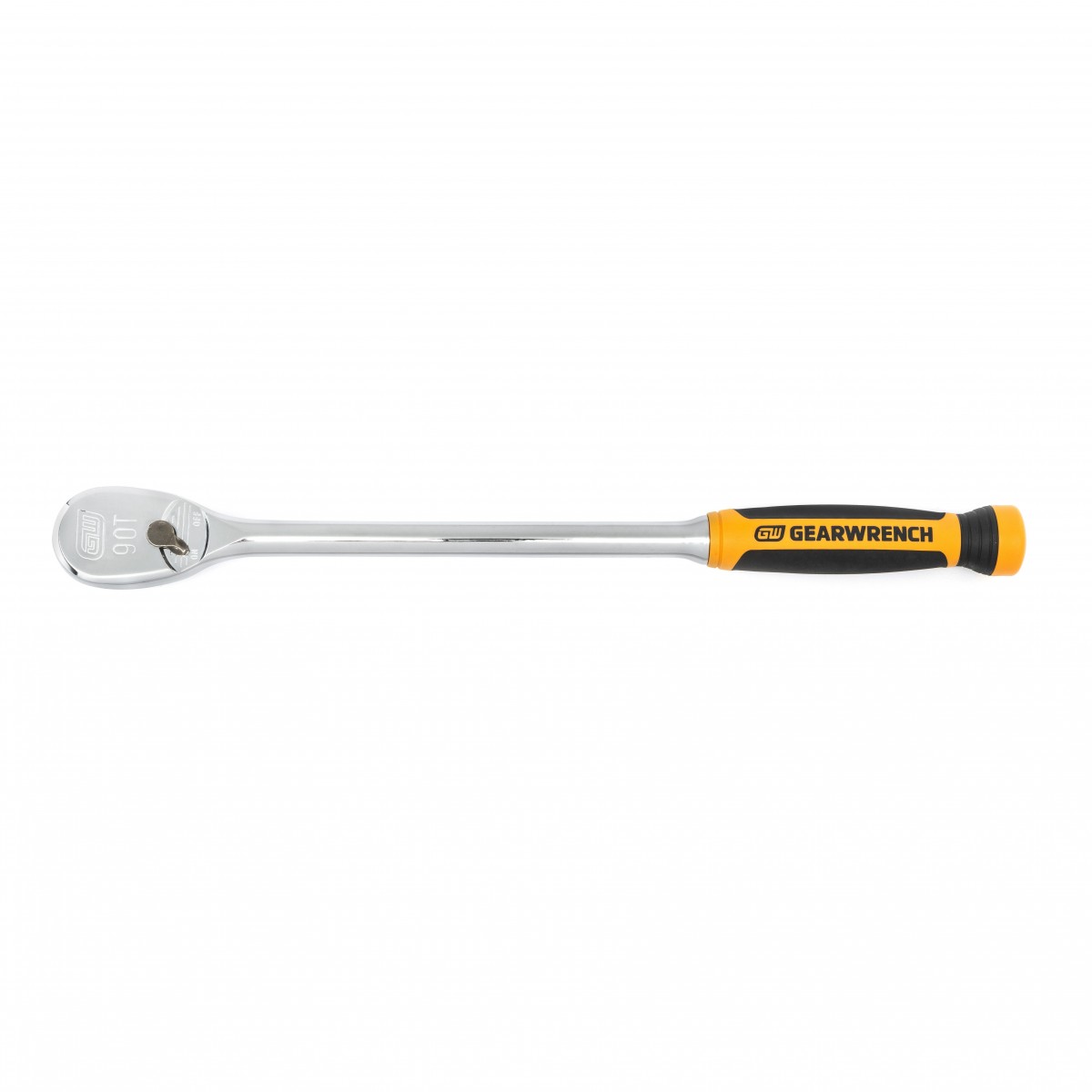 GearWrench 329-81361T 0.5 in. Drive 90 Tooth Cushion Grip Long Handle Ratchet