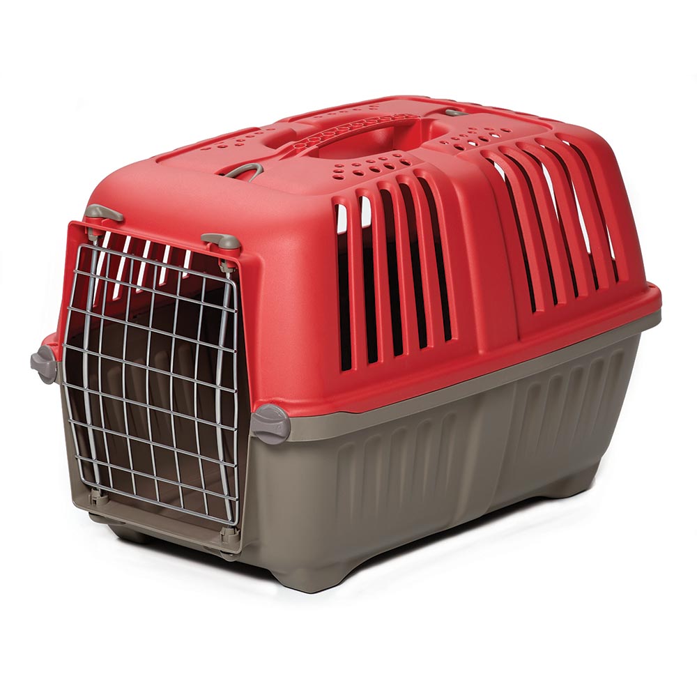 Midwest 1422SPR Spree Plastic Pet Carrier, Red