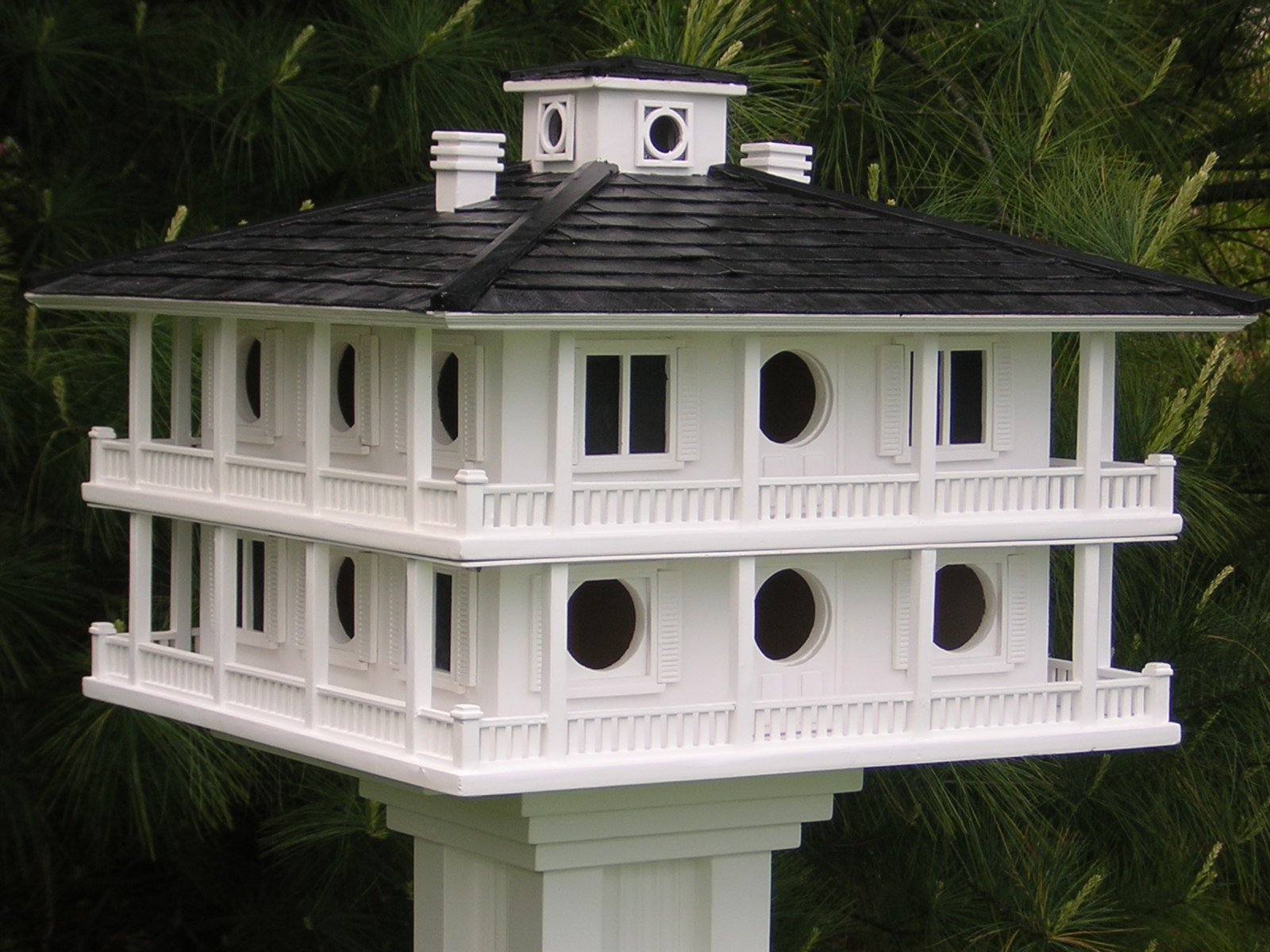 Home Bazaar HB-2048L Clubhouse Birdhouse For Purple Martins - Signature Series