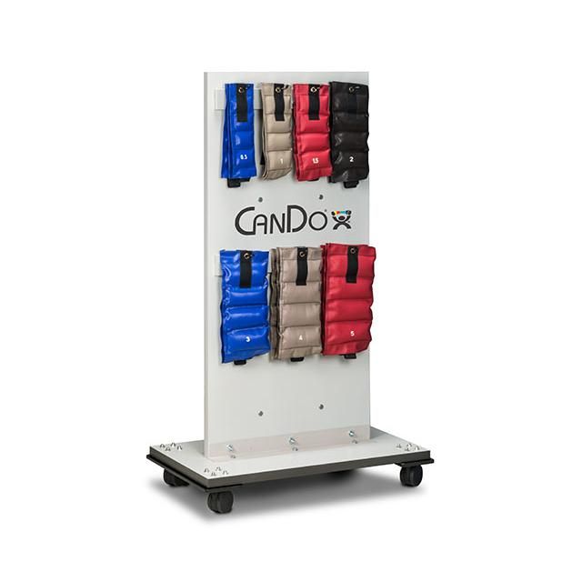 Cando International Inc Cando 15-4256 CanDo Mobile Weight Rack without Accessories
