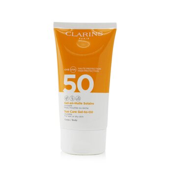 Clarins 254035 5.3 oz Invisible Sun Care Gel To Oil SPF 50 for Body