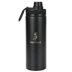Aquapelli DDI 2350616 Stainless Steel Vacuum Insulated Water Bottle - Black Case of 16