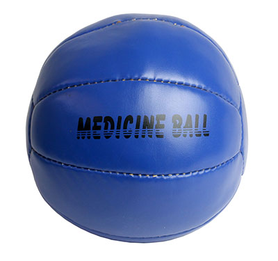 FABRICATION ENTERPRISES 10-3092 7.5 in. Plyometric & Medicine Ball&#44; Blue - 4 Kg - 8.8 lbs