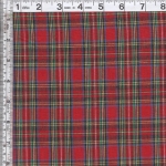 Textile Creations 04 44 in. Classic Yarn-Dyed Tartan Plaid - Royal Red