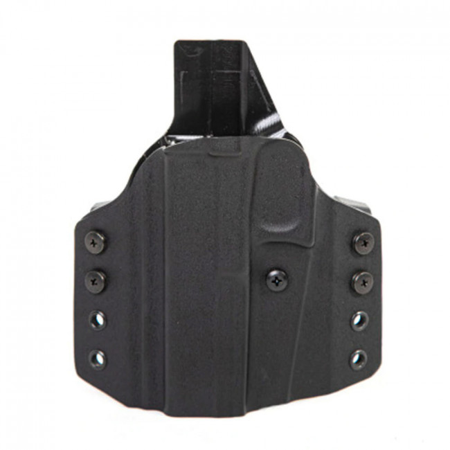 Uncle Mikes UNC54CCW66BGR Right Hand CCW Boltaron Holster&#44; Black - Sig P320 Compact