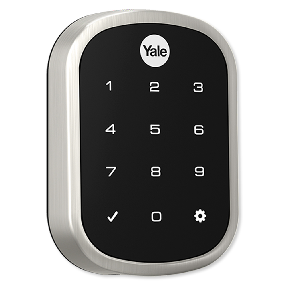 Yale YAYRD256ZW2x-YAYRD256ZW2619 Z-Wave Assure SL Key Free Touchscreen Deadbolt, Satin Nickel