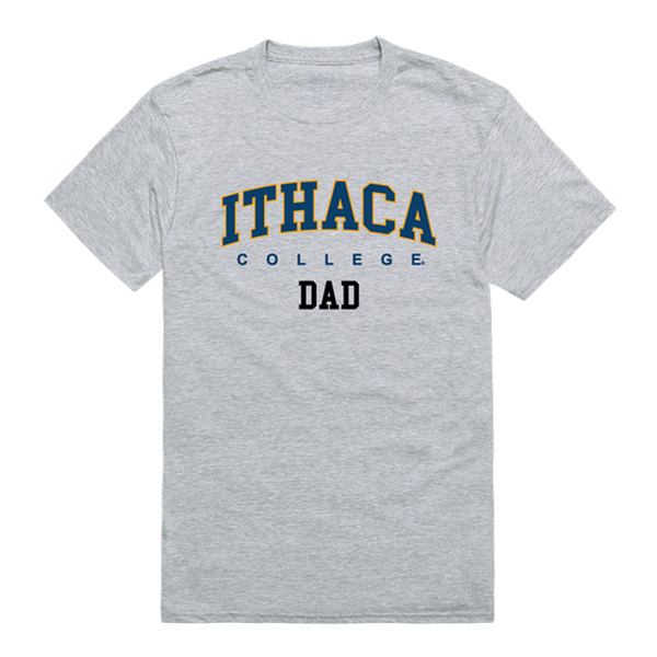 W Republic 548-316-HGY-02 NCAA Ithaca Bombers College Dad T-Shirt, Heather Gray - Medium